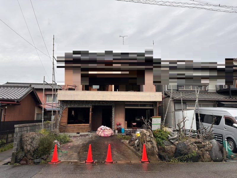 2023年7月北名古屋市内解体工事