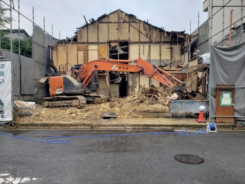 2023年7月名古屋市内解体工事