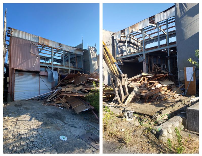 2023年8月桑名市内解体工事