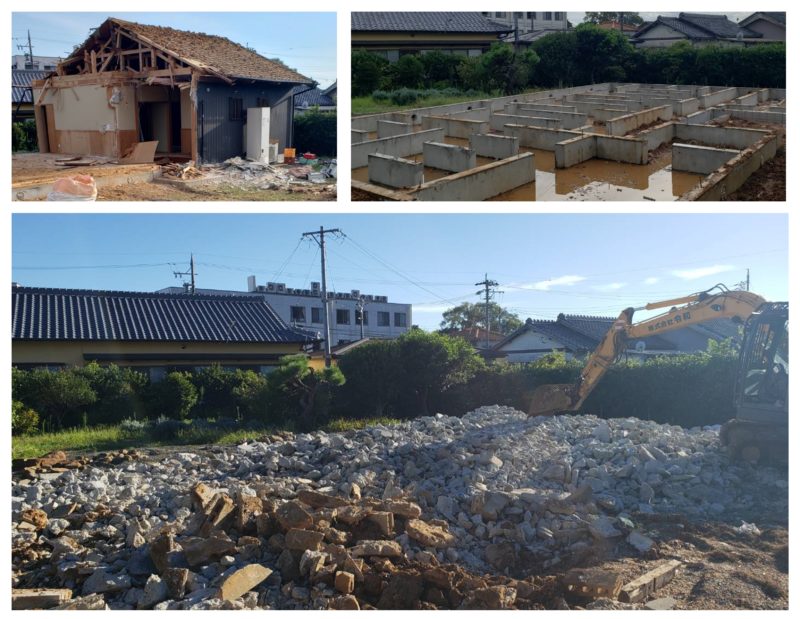 2023年8月豊橋市内解体工事