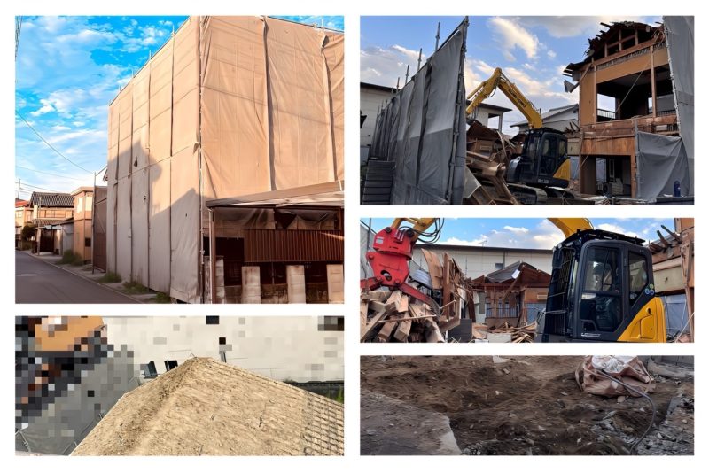 2023年11月桑名市内解体工事