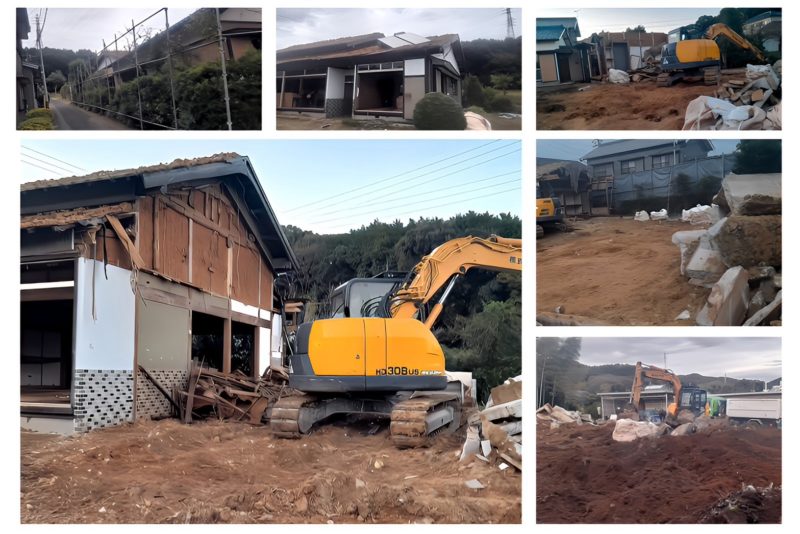 2023年12月豊川市内解体工事