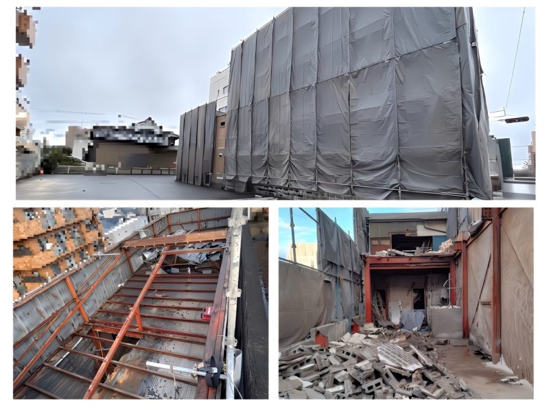 2024年1月大垣市内解体工事