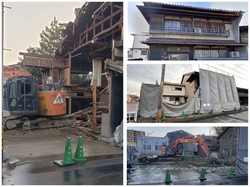 2024年4月桑名市本願寺解体工事