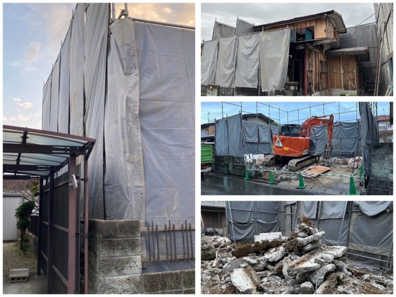 2024年4月桑名市北別所解体工事