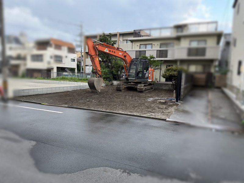 2024年8月名古屋市内解体工事　解体後