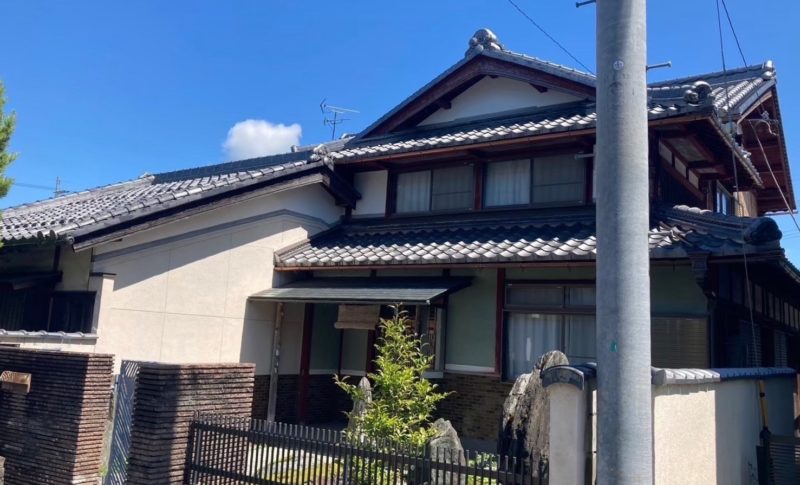 2024年11月滋賀県近江八幡市内解体工事　解体前